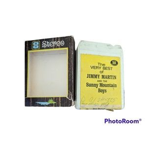 Rare Vintage 8 Track Tape Very Best Jimmy Martin Sunny Mtn Boys Gospel 1970's